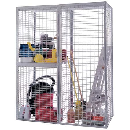 Bulk Storage Locker Add-On, 48 in W, 49 in D, 93 in H, Add-On, Gray MPN:TS2-4849AK-3
