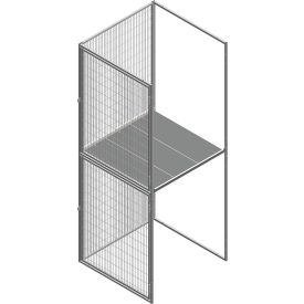 Stor-More® TSL-FW 2-Tier Storage Locker with Open Back Add-On Unit 36