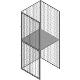 Stor-More® TSL-FW 2-Tier Storage Locker with Mesh Back Add-On Unit 36