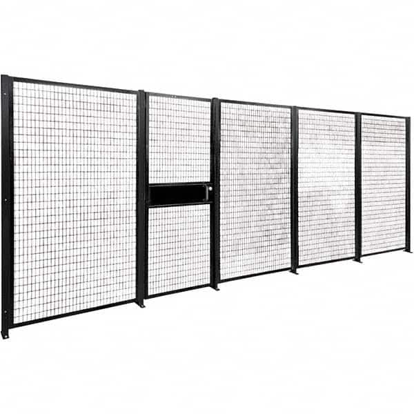 Temporary Structure Partitions, Width (Inch): 10 , Construction: Welded , Material: Steel , Color: Black , Wire Gauge: 10ga  MPN:SAF-1082