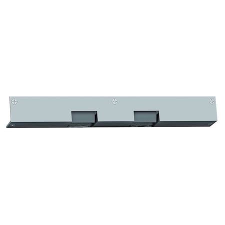 Fail Secure, Complete 24VDC Electric Strike, Double, PK Keeper, 3-in CTC Satin Aluminum MPN:310-6-30 24D 627