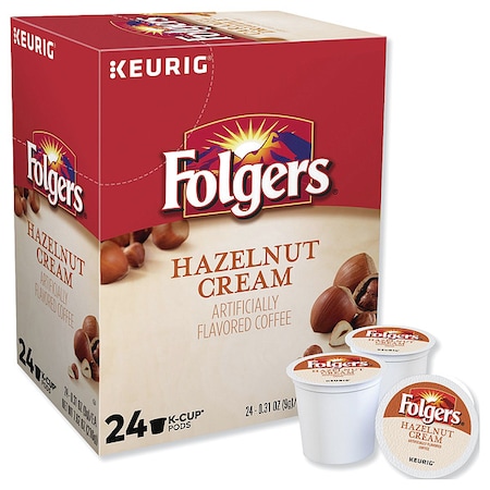Coffee, Toasty Hazelnut, Pod, Caffeinated, Ground, 7.44 oz, 24 PK MPN:0162