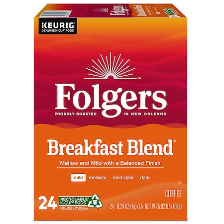 Coffee, Morning Cafe, Pod, Caffeinated, Ground, 6.72 oz, 24 PK MPN:0448
