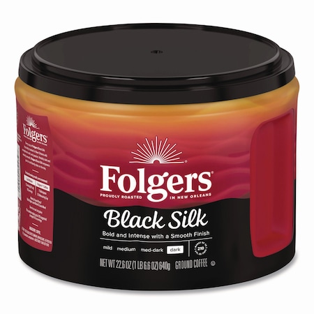 Coffee, Black Silk, Can, Caffeinated, Ground, 22.6 oz MPN:2.55002054E9