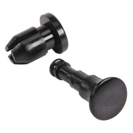 Push Pin, Plastic, 3/8 in H MPN:PD502618