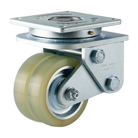 Plate Caster, Swivel, Polyurethane, 185mm H MPN:GASD-125ASF-HUD