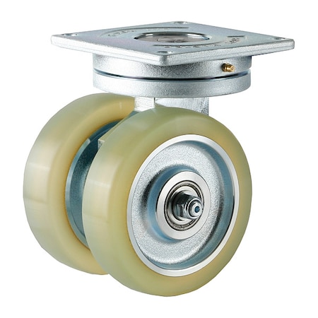 Plate Caster, Swivel, Polyurethane, 200mm H MPN:GATD-150ASF-HUD