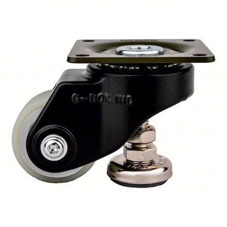 Plate Caster, Polyurethane, 73mm H MPN:GDL-50A-SF-BLKUW