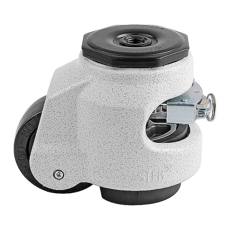 Leveling Caster, Alum, Swivel, M12 MPN:GDR-80S