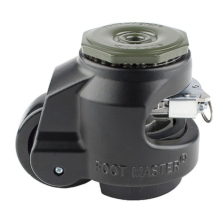 Leveling Caster, Alum, Swivel, M12 MPN:GDR-80S-BLK