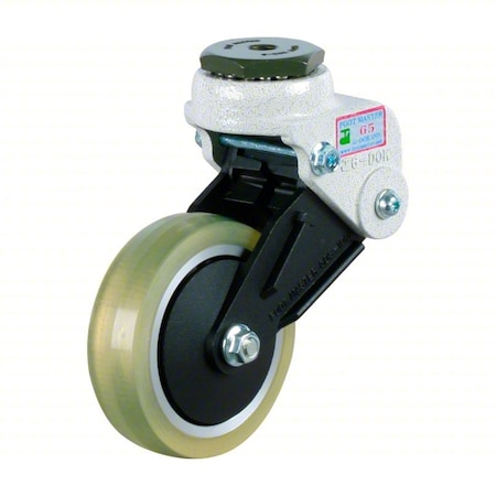 Bolt-Hole Caster, 100mm dia, Swivel, PU MPN:GDS-100A-65SS