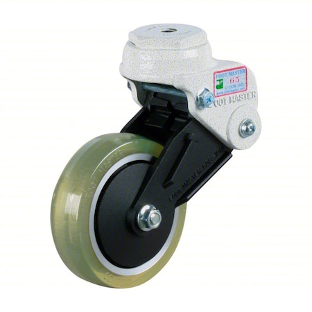 Bolt-Hole Caster, 130mm dia, Rigid, PU MPN:GDS-130A-65RS