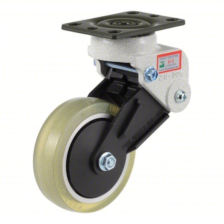 Plate Caster, Swivel, Polyurethane, 270mm H MPN:GDS-200A-SF-PUS