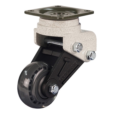 Plate Caster, Rigid, Polyurethane, 100mm H MPN:GDS-50-ARF-EUS