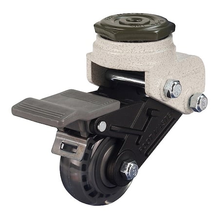 Bolt-Hole Caster, 50mm dia, Swivel, PU MPN:GDS-50-BSS-EUS