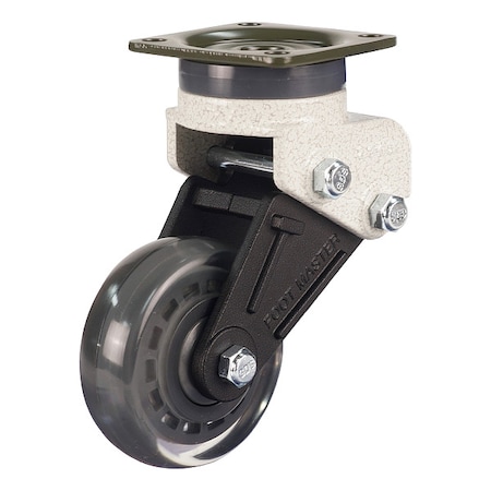 Plate Caster, Swivel, Polyurethane, 115mm H MPN:GDS-65-ASF-EUS