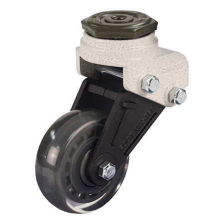 Bolt-Hole Caster, 65mm dia, Swivel, PU MPN:GDS-65-ASS-EUS