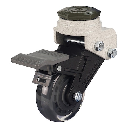 Bolt-Hole Caster, 65mm dia, Swivel, PU MPN:GDS-65-BSS-EUS
