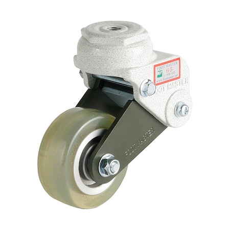 Bolt-Hole Caster, 75mm dia, Rigid, PU MPN:GDS-75A-65RS