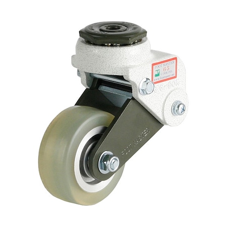 Bolt-Hole Caster, 75mm dia, Swivel, PU MPN:GDS-75A-65SS