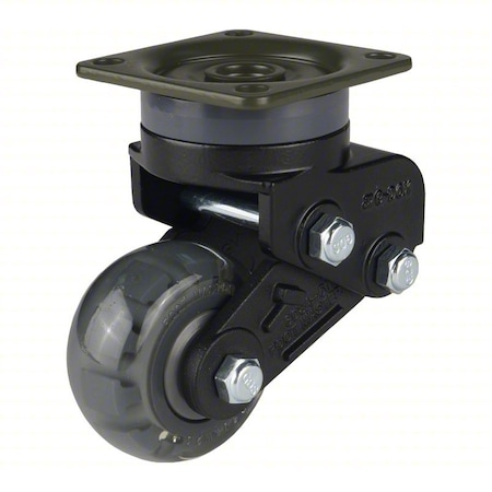 Plate Caster, Swivel, Polyurethane, 87mm H MPN:GDSA-50-ASF-FBL