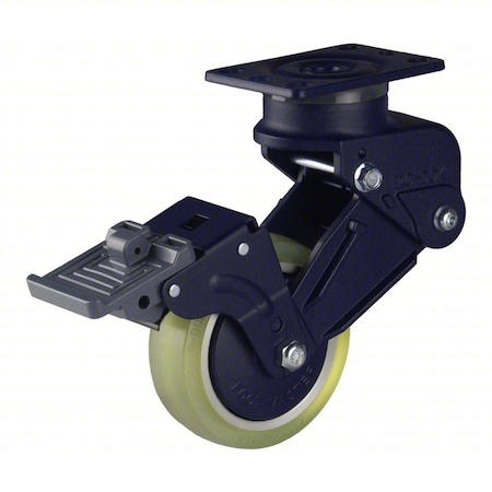 Plate Caster, Rigid, Polyurethane, 171mm H MPN:GDSB-100-BRF-LUD-PEU-65
