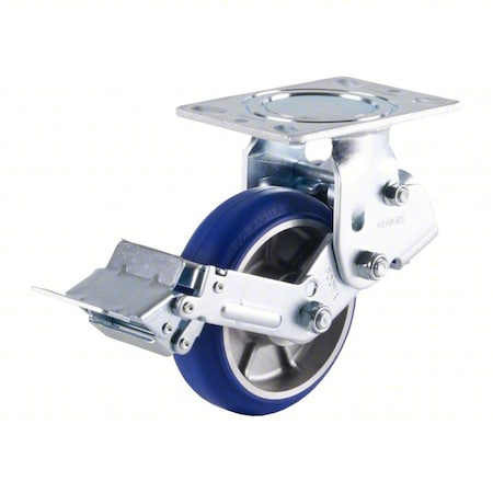Plate Caster, Rigid, Polyurethane, 202mm H MPN:GDSP-150BRF-MUD