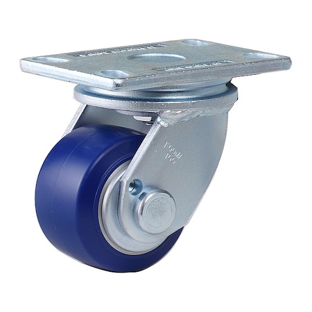 Plate Caster, Swivel, Polyurethane, 145mm H MPN:GF-100A-SF-MUD