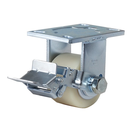 Plate Caster, Rigid, Polyurethane, 145mm H MPN:GF-100B-RF-MCD