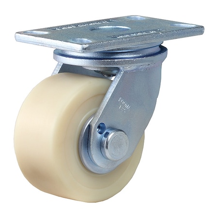 Plate Caster, Swivel, Polyurethane, 167mm H MPN:GF-125A-SF-MCD