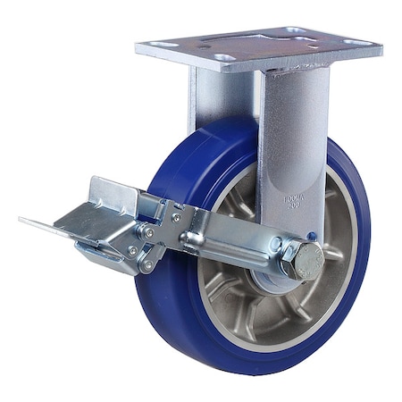 Plate Caster, Rigid, Polyurethane, 257mm H MPN:GF-200B-RF-MUD