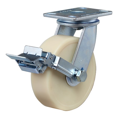 Plate Caster, Swivel, Nylon, 257mm H MPN:GF-200B-SF-MCD