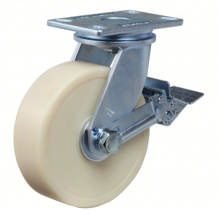 Plate Caster, Swivel, Nylon, 257mm H MPN:GF-200BSFMCDFRN