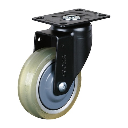 Plate Caster, Swivel, PU, 137 1/2mm H MPN:PL-100-ASF-LUD
