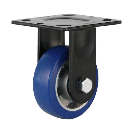 Plate Caster, Rigid, Polyurethane, 136mm H MPN:PME-100-ARF-MUD