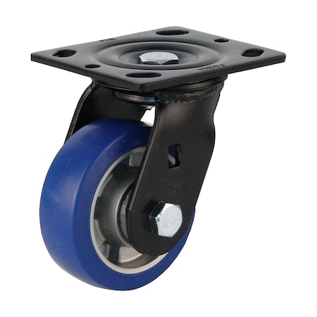 Plate Caster, Swivel, Polyurethane, 136mm H MPN:PME-100-ASF-MUD