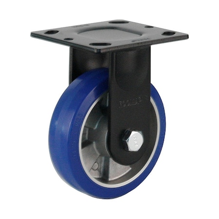 Plate Caster, Rigid, Polyurethane, 160mm H MPN:PME-125-ARF-MUD