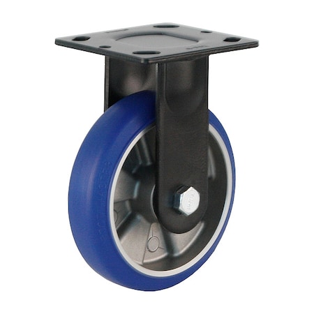 Plate Caster, Rigid, Polyurethane, 190mm H MPN:PME-150-ARF-MUD