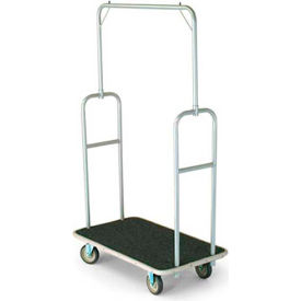 Forbes Standard Bellman Cart 2431-GY-GY Silver Powder Epoxy Gray Bumper 8