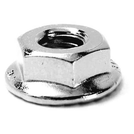 Serrated Lock Nut, M10-1.50, 316 Stainless Steel, Not Graded, NL-19, 10 mm Ht, 10 PK MPN:FB3FHNM10P10