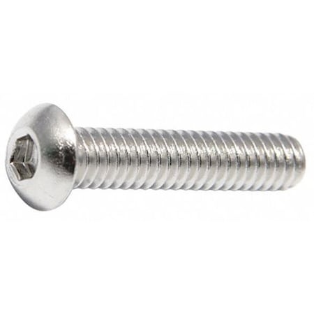 M6-1.00 Socket Head Cap Screw, Button, NL-19 18-8 Stainless Steel, 12 mm Length, 50 PK MPN:FBMBHSCAPS61012P50