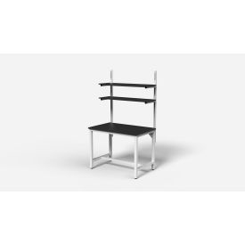 Formaspace BenchMarx™ Lab Workbench with 2 Shelves Epoxy Resin Top 48