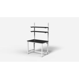 Formaspace BenchMarx™ Lab Workbench with 2 Shelves Epoxy Resin Top 60