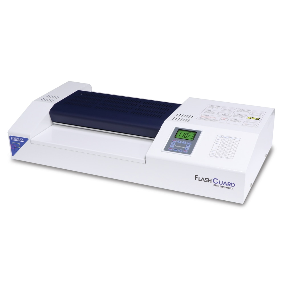 Formax FlashGuard 13R10 Heavy-Duty Professional Laminator, 13in Width, White MPN:FLASHGUARD 13R10