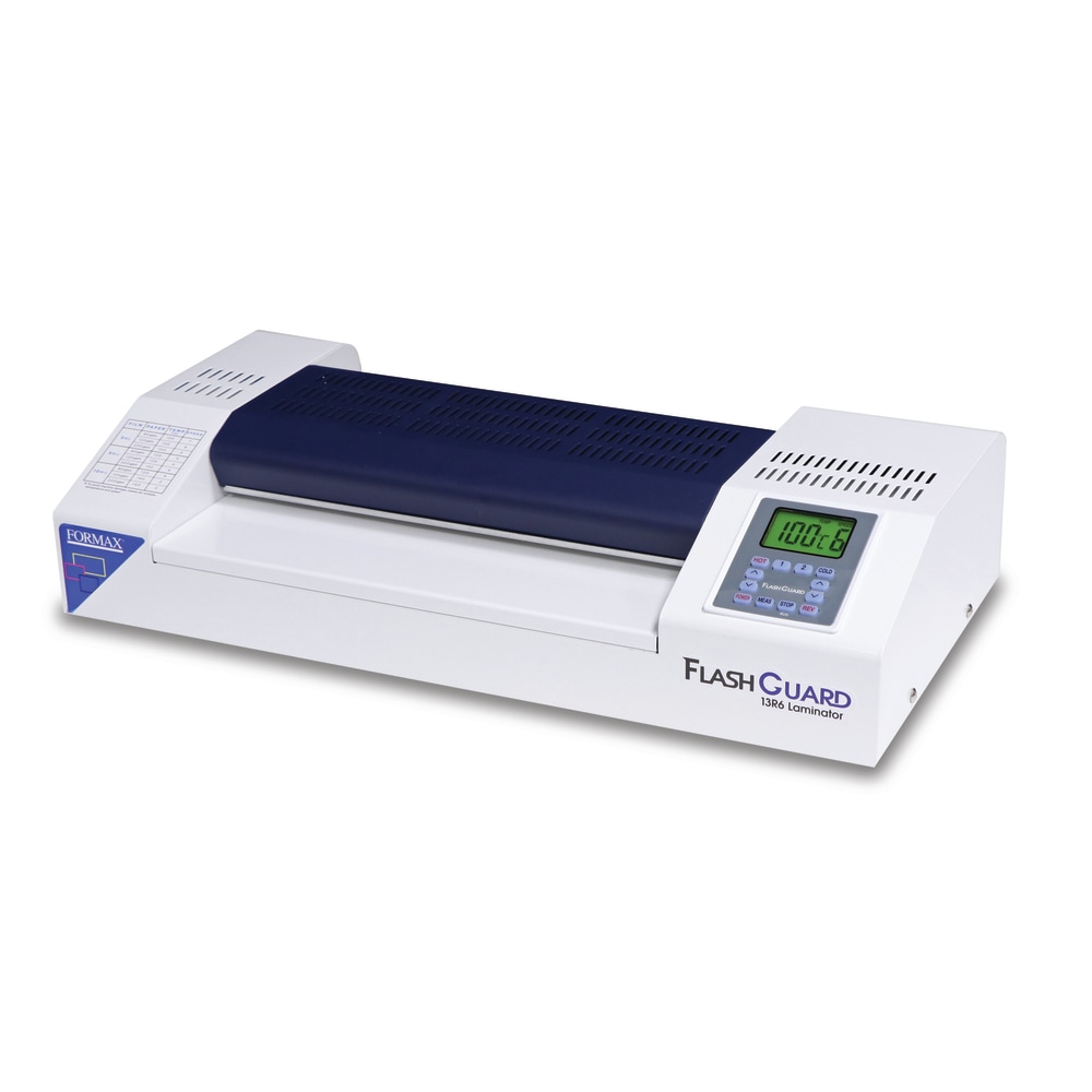 Formax FlashGuard 13R6 Heavy-Duty Professional Laminator, 13in Width, White MPN:FLASHGUARD 13R6
