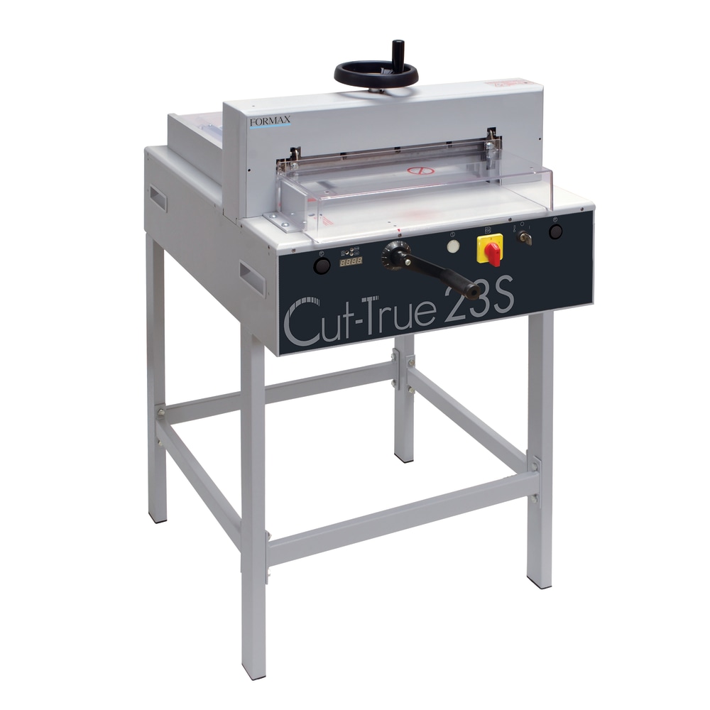 Formax Cut-True 23S Semi-Automatic 17inL Guillotine Paper Cutter With LED Laser Line, Gray MPN:CUT-TRUE 23S