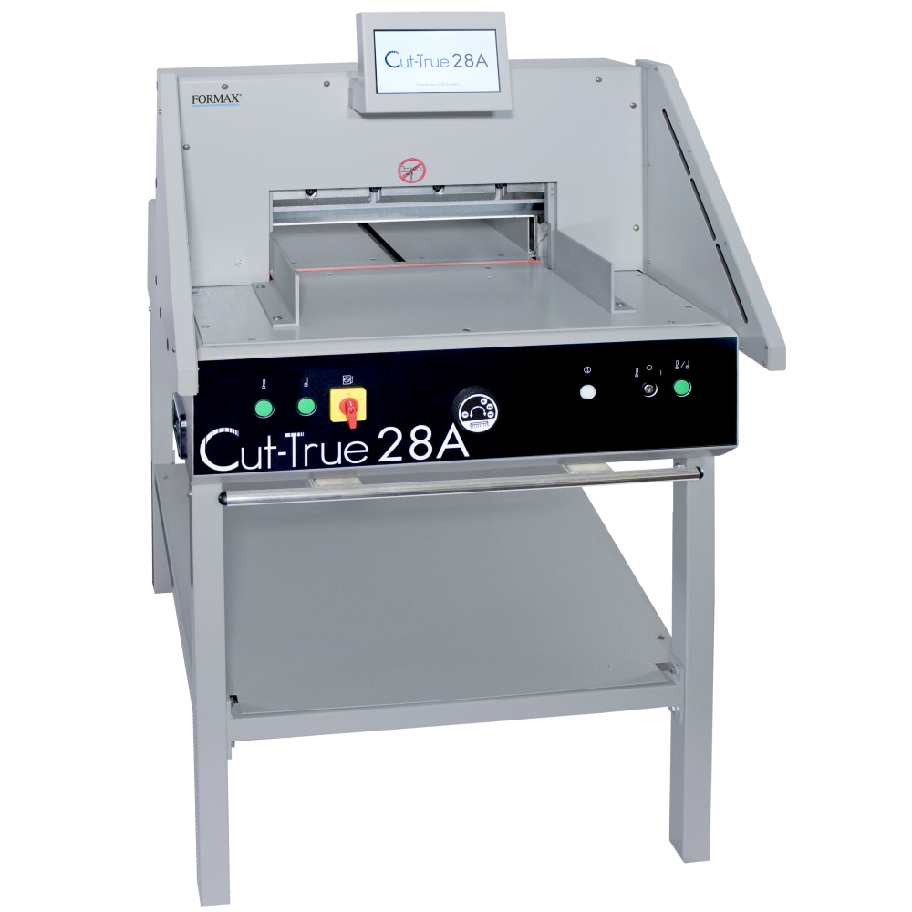 Formax Cut-True 28A Automatic Programmable 18.9inL Guillotine Paper Cutter With LED Laser Line, Gray MPN:CUT-TRUE 28A