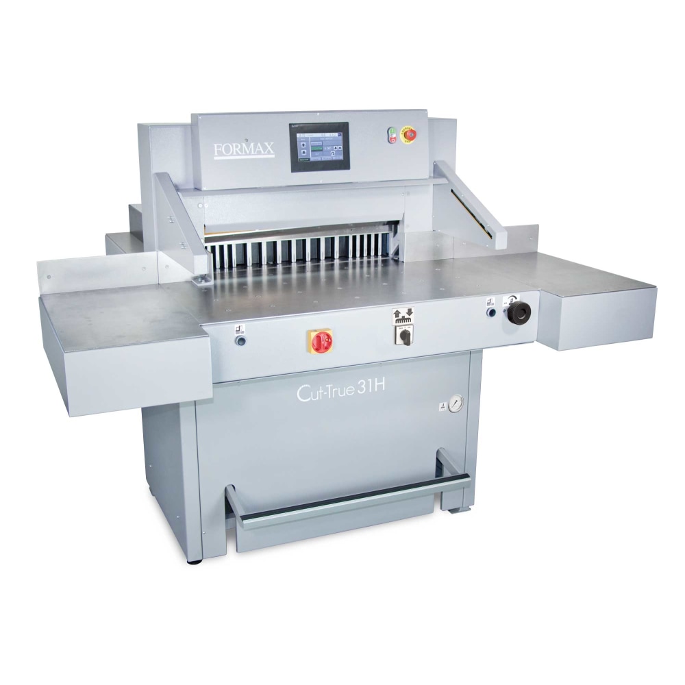 Formax Cut-True 31H Hydraulic Automatic Guillotine Paper Cutter With LED Laser Line, 28-3/4in, Gray MPN:CUT-TRUE 31H