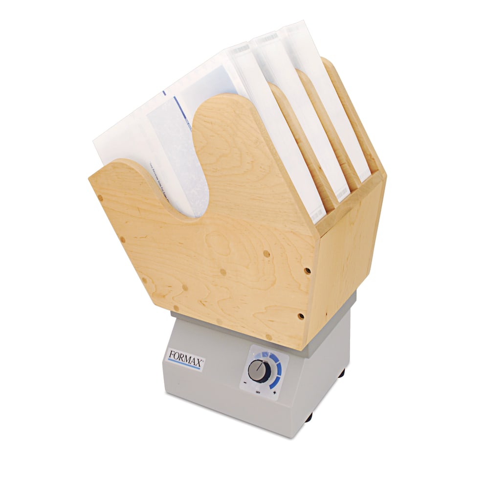 Formax FD 402P3 3 Bin Desktop Paper Jogger, 21inH x 7-3/4inW x 19inD MPN:FD402P3