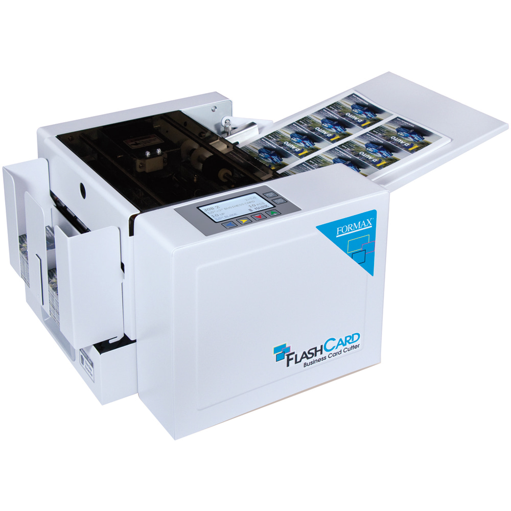 Formax FlashCard Automatic Tabletop Card Cutter, 22in, White MPN:FLASHCARD